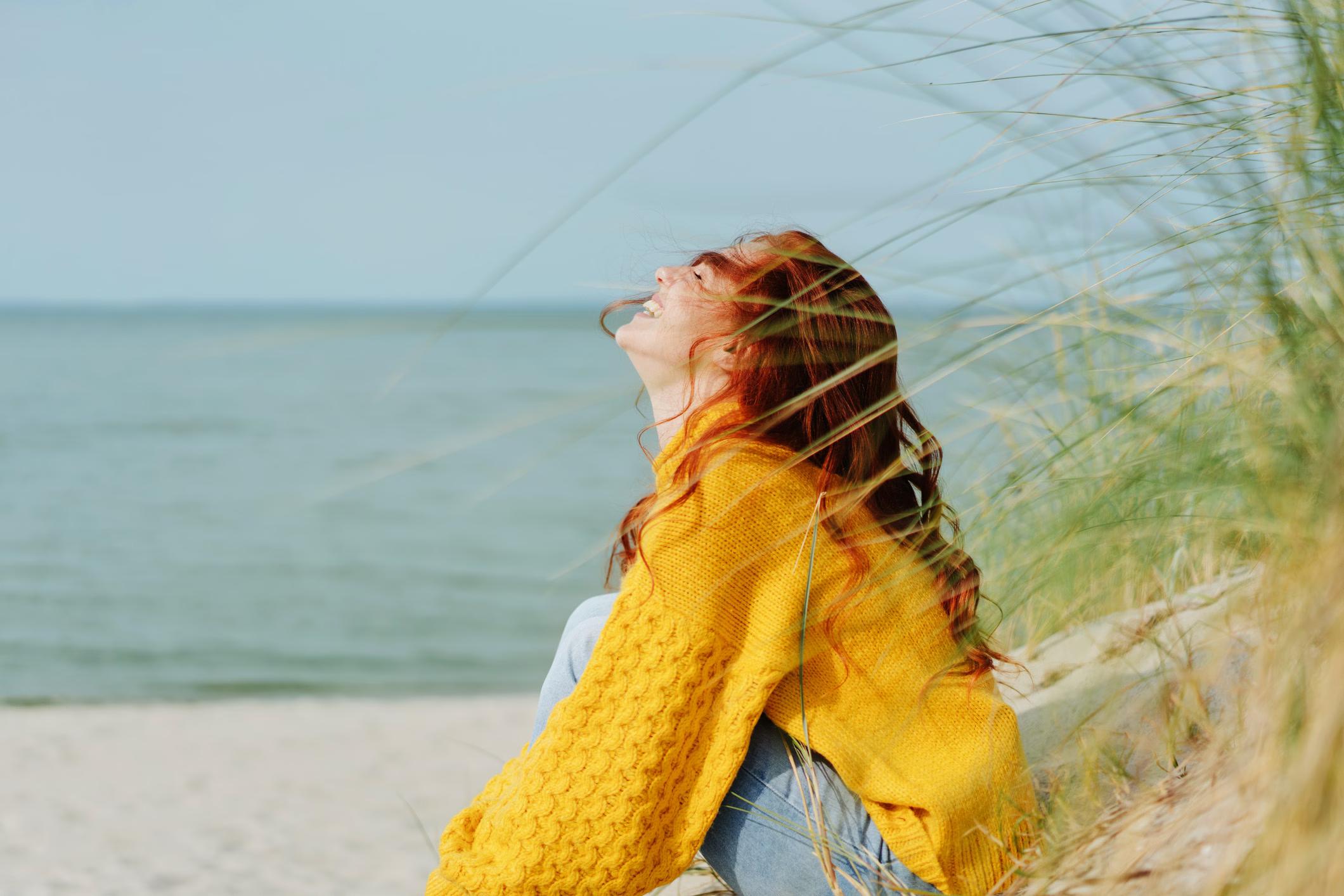 Strand Frau Ostsee